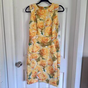 Calvin Klein Floral Dress Size 8 NWT